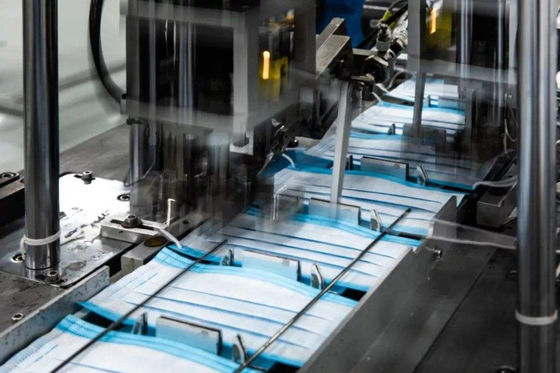 Full Automatic Aluminum Surface Mask Machines With Outer Ear Band